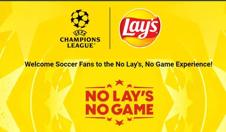 No Lay’s No Game UCL Giveaway – Win A Trip For 2 To The UEFA Champions League Final In London, England