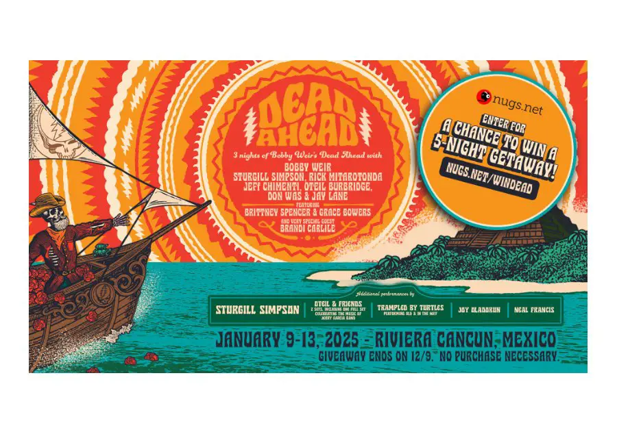 Nugs.net Cancun Festival 2025 Giveaway - Win A Trip For 2 To Dead Ahead Festival