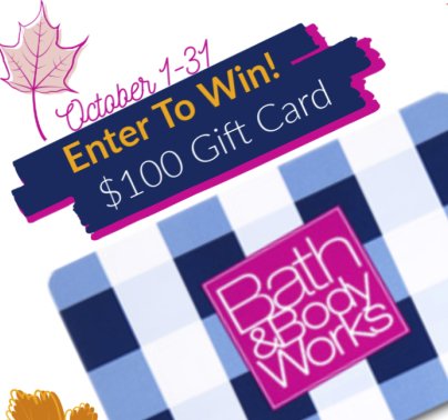 October Bath & Body Works $100 Shopping Spree