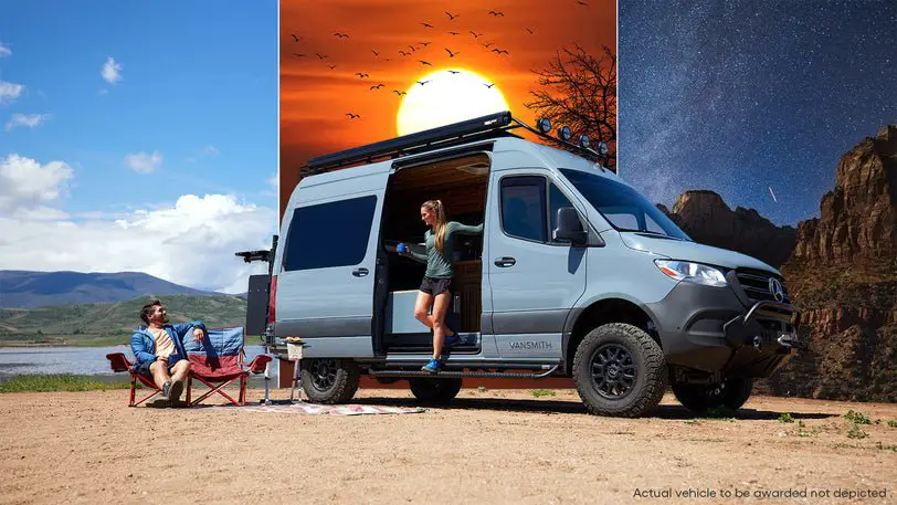 Omaze Sweepstakes - Win An Upgraded Eco-friendly 2022 Mercedes Sprinter Van Or $106,500 Cash