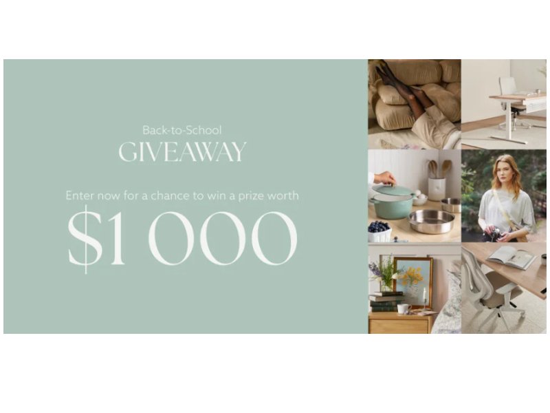 Opposite Wall Back To School Giveaway - Win Gift Cards Worth $1,000 In Total (5 Winners)