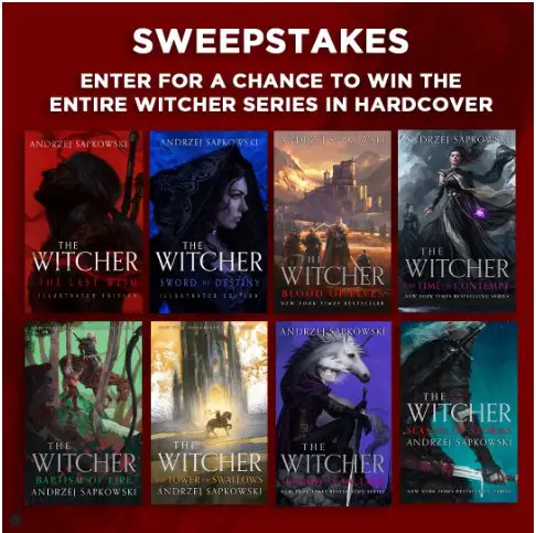 Orbit Loot Sweepstakes – Win The Entire Witcher Series In Hardcover