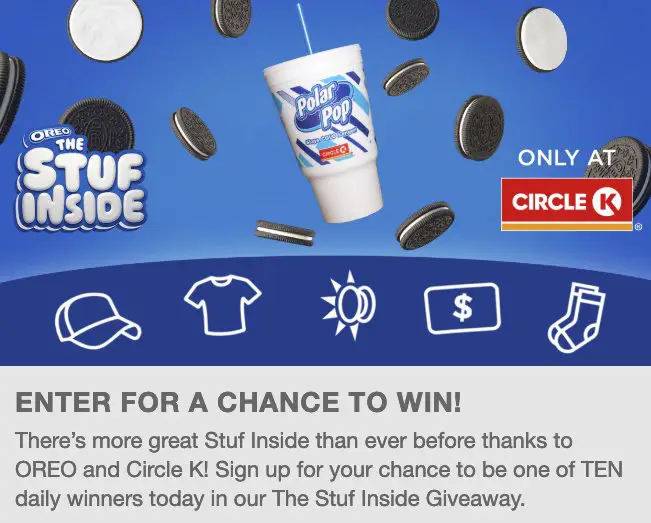 OREO Stuff Inside Circle K Giveaway