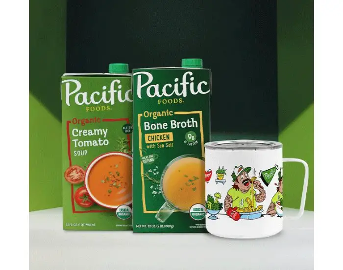 Pacific Foods Matty Matheson #TGISunday Sweepstakes - Win A Camp Cup, Bone Broth & Creamy Tomato Soup (150 Winners)