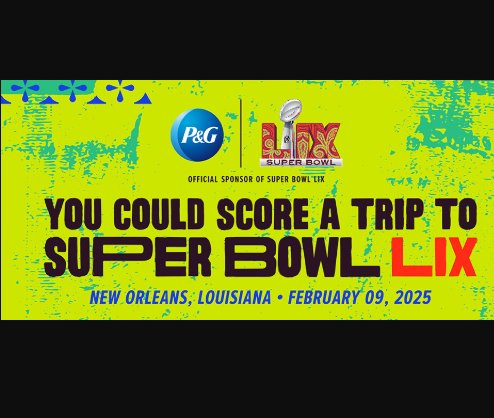 P&G Market Basket Sweepstakes – Win A Free Trip To Super Bowl LIX