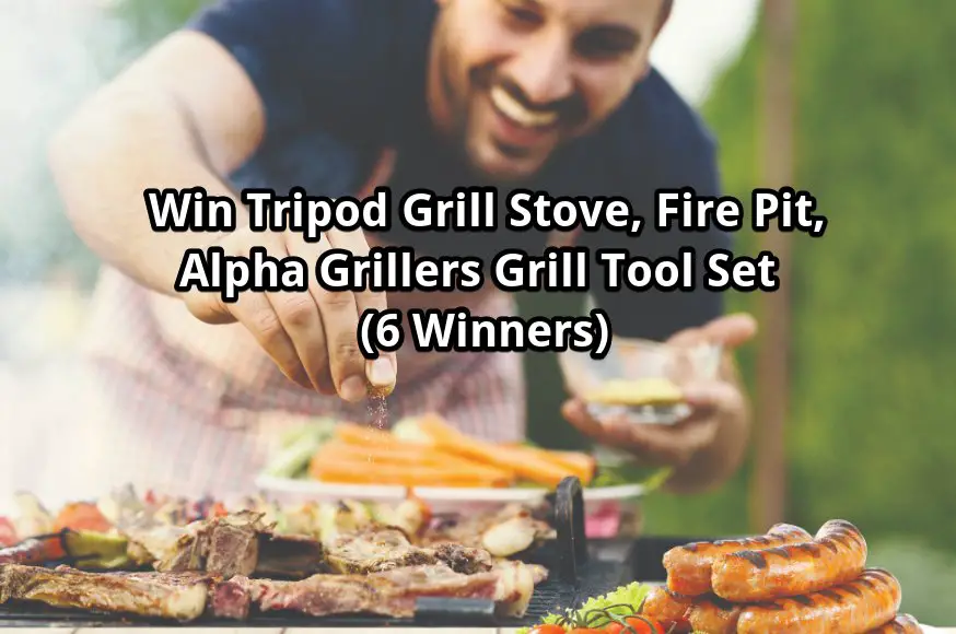Paulaner Grillmeisters Sweepstakes – Win Tripod Grill Stove, Fire Pit, Alpha Grillers Grill Tool Set (6 Winners)