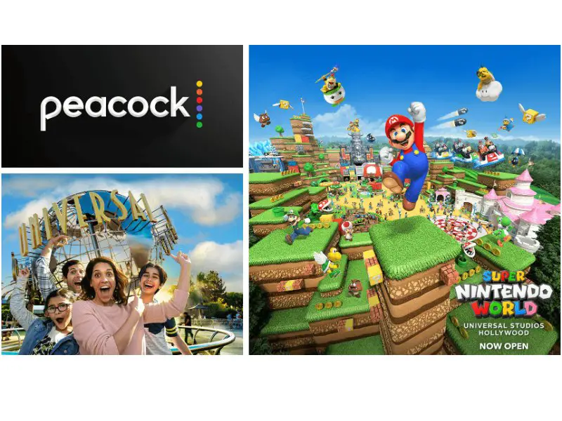 Peacock Super Vacation Sweepstakes - Win A Trip For Four To Universal Studios Hollywood