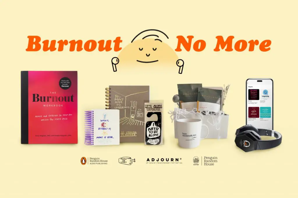 Penguin Random House Burnout No More Oct 24 Newsletter Acquisition Campaign - Win Audiobooks & More