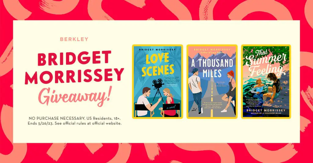 Penguin Random House Romantic Comedies Sweepstakes – Win A Collection Of Romantic Comedies From Bridget Morrissey