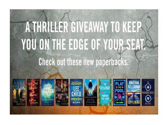 Penguin Random House Spring Thriller Sweepstakes – Enter To Win A Box Of Spring Thriller Reads