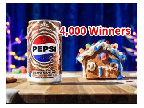 Pepsi Zero Sugar Gingerbread Mini Can Sweepstakes - Pepsi Zero Sugar Gingerbread Mini Can (4000 Winners)