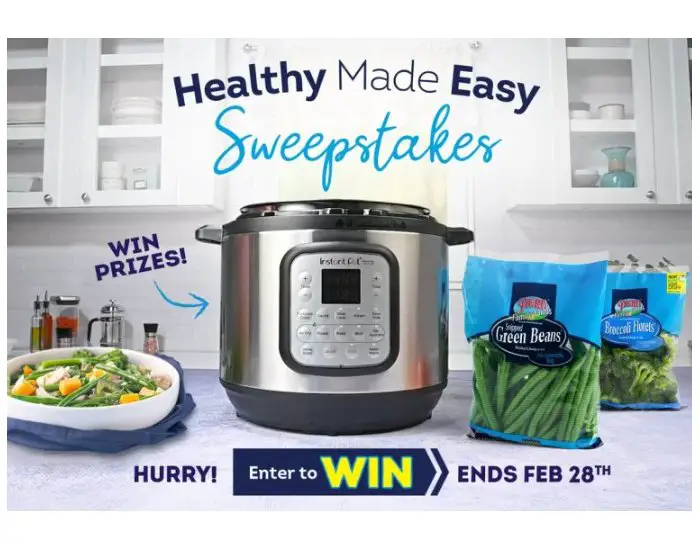 Pero Family Farms Healthy Made Easy Sweepstakes - Win An Instant Pot With Air Fryer & More