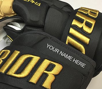 Personalized Stick & Gloves Giveaway!