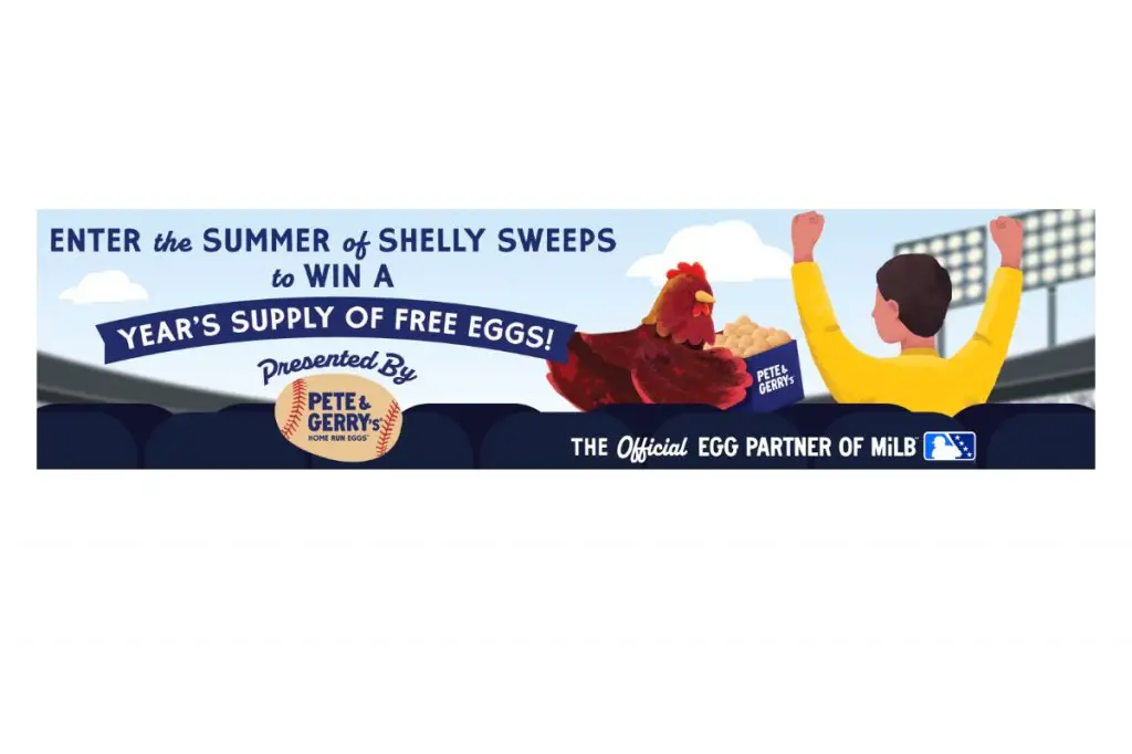 Pete & Gerry's Organics Summer Of Shelly Sweepstakes - Win Four MiLB Tickets & More