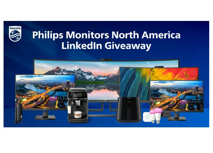 Philips Monitor North America LinkedIn Giveaway - Win A Computer Monitor & More