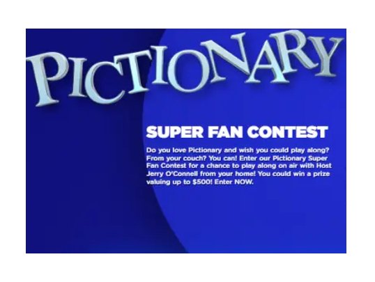 Pictionary Super Fan Sweepstakes – Win Cash, Gift Cards, Or Physical Merchandise (160 Winners)