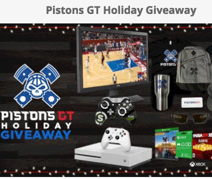 Pistons GT Holiday