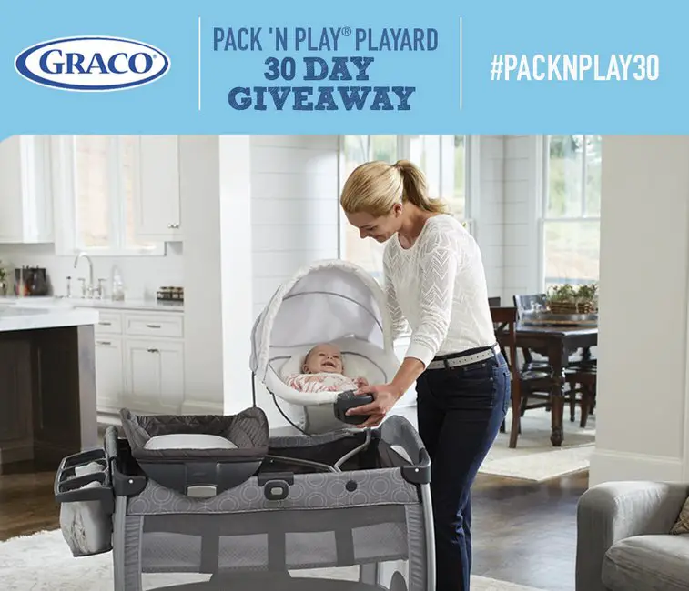 Portable Bouncer Playard Social Media Sweepstakes