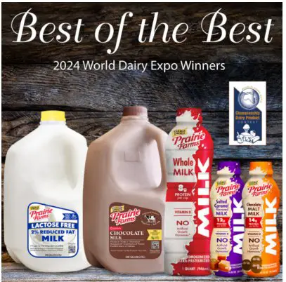 Prairie Farms Dairy Celebrate Sweepstakes – Enter For A Chance To Win Free Prairie Farms Products (350 Winners)