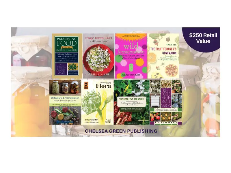 Preserving the Harvest Giveaway - Win Books On Gardening, Fermentation & More