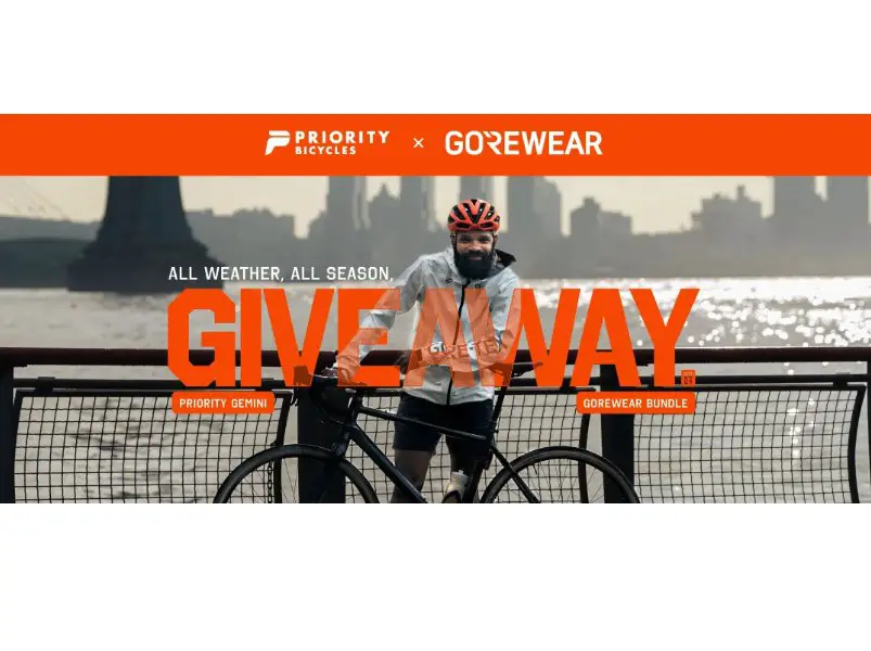 Priority Bicycles X Gorewear All Weather, All Season Giveaway - Win A Gravel Bike & Gear