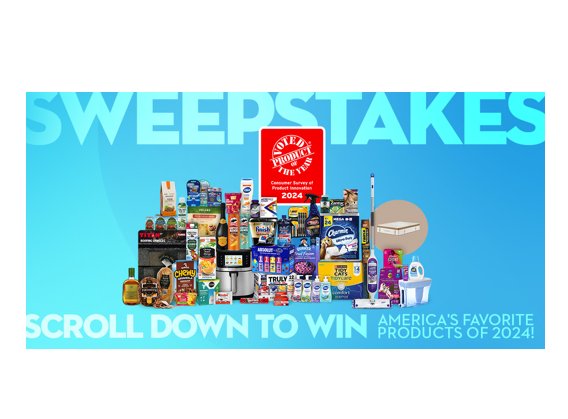 Product Of The Year Sweepstakes – Win 1 Of 5 BIG Prize (5 Winners)