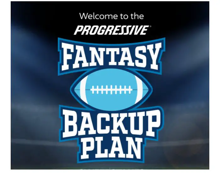 Progressive Casualty Fantasy Backup Plan Sweepstakes - Win Up To $23,600