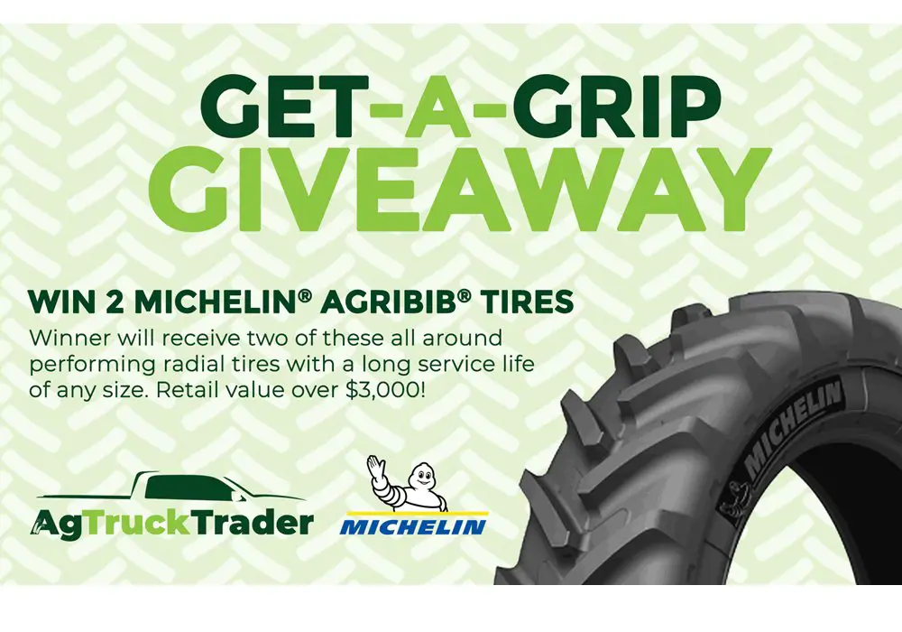 Progressive Farmer Get-a-Grip Sweepstakes - Win Two Michelin Tractor Tires