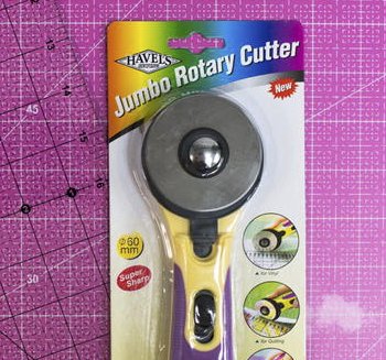 Quilter's Cutting Mat and Rotary Cutter Medley