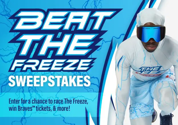 RaceTrac Beat The Freeze Sweepstakes - Win A Trip To An Atlanta Braves Game, A Chance To Race The Freeze & More