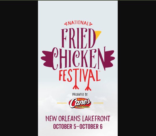 Raising Cane’s National Fried Chicken Festival 2024 Giveaway - Win A Trip For 2 To The National Fried Chicken Festival In New Orleans (3 Winners)