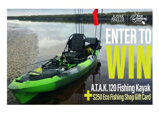 Rapid Magazine's Kayak Angler Giveaway – Win A Fishing Kayak + $250 Gift Card