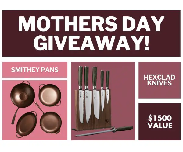 Real Faith Mothers Day Giveaway - Win Smithy Pans & Hexclad Knives