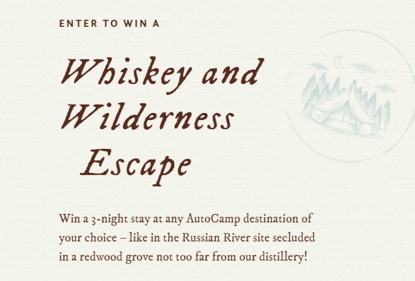 Redwood Empire Whiskey & Wilderness Escape Sweepstakes – Win A Trip For 4 To Mexico