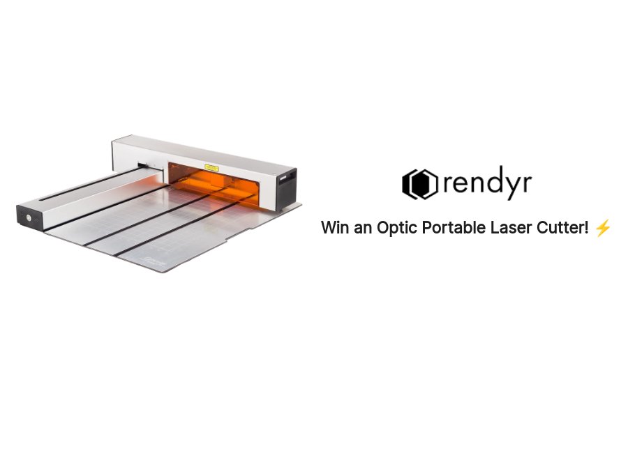 Rendyr Sweepstakes - Win An Optic Portable Laser Cutter