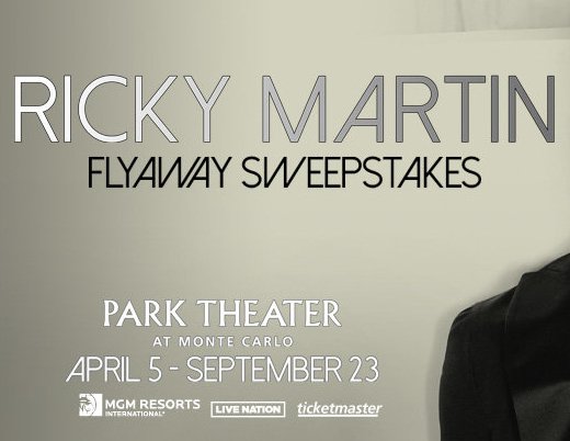 Ricky Martin Las Vegas Sweepstakes