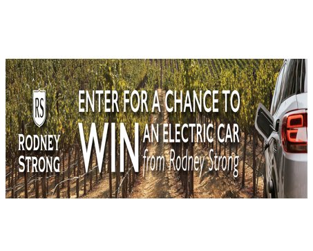 Rodney Strong eCar Sweepstakes - Win $60,000 For An Electric Car