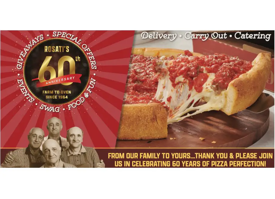 Rosati's Pizza 60th Anniversary Sweepstakes - Win A 1964 Impala (Limited States)