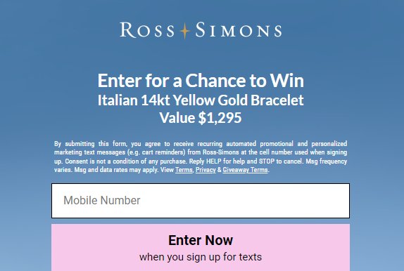 Ross-Simons 2022 Italian Jewelry Giveaway - Win A 14kt Gold Bracelet