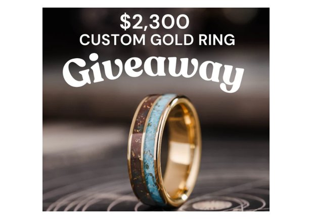 Rustic & Main Custom Ring Giveaway - Win A $2,300 Custom Gold Ring