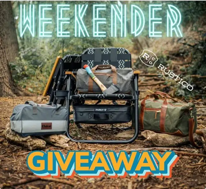 Rustico Weekender Giveaway –  Win A $1,400 Weekender Giveaway Package