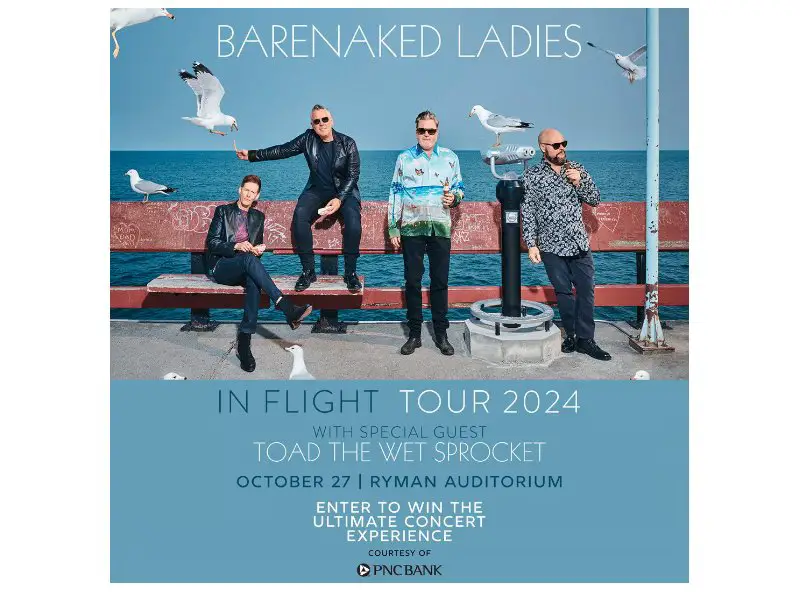 Ryman Auditorium Win Tickets To Barenaked Ladies Live - Win 2 Tickets To A Barenaked Ladies Concert & More