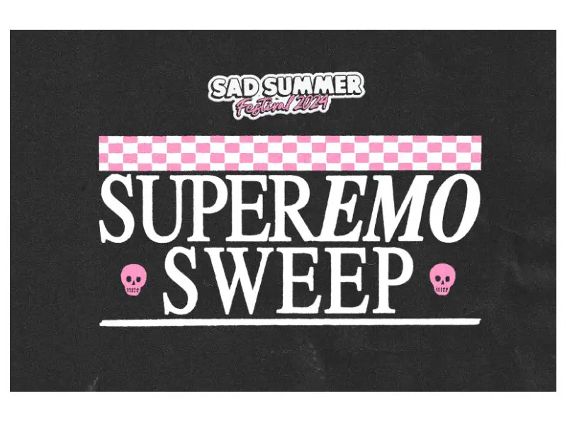 Sad Summer Super Emo Sweep Online Giveaway - Win 2 VIP Tickets & $1,000