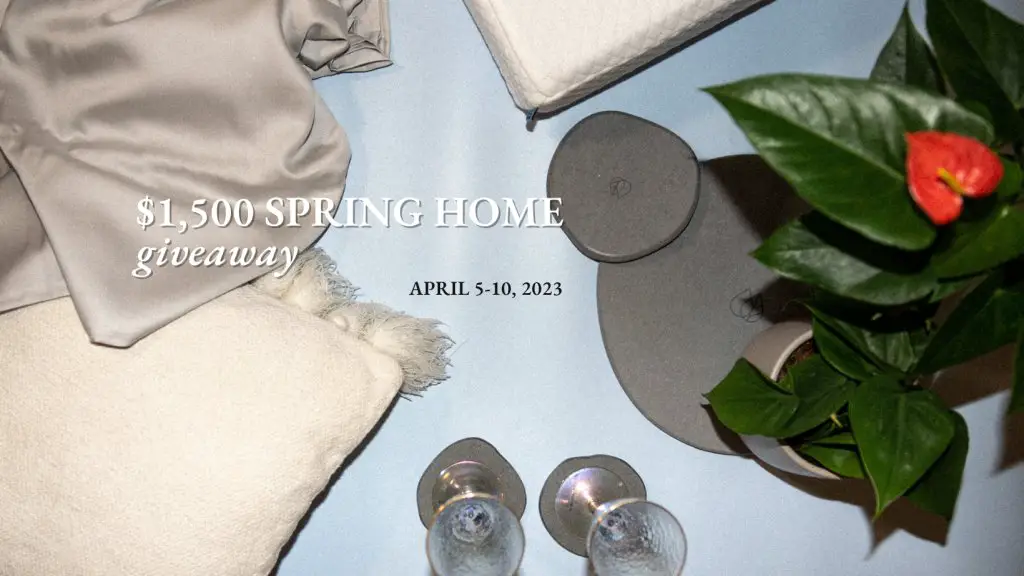 Salt by Sabrina Spring Home Giveaway – Win A  $1,500 Prize Package