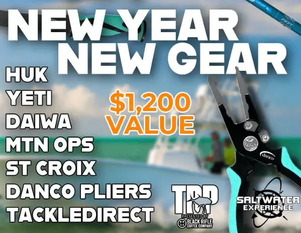 Saltwater Experience New Year New Gear Giveaway - Win $1,200 Worth Of Fishing Gear