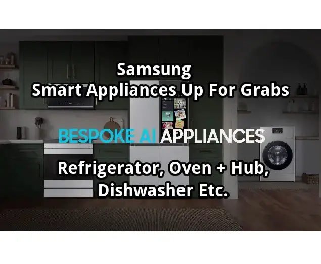 Samsung Bespoke Kitchen & Laundry Package Sweepstakes - Samsung Smart Appliances Up For Grabs