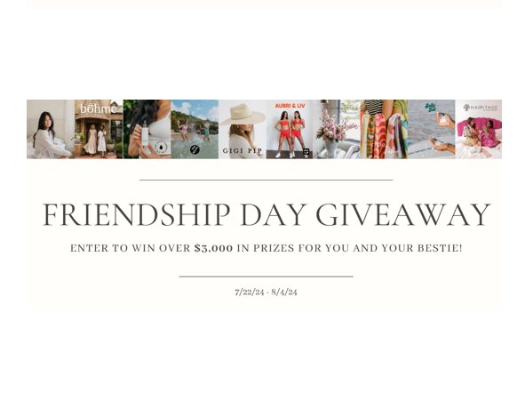 Saranoni Friendship Day Giveaway - Win Gift Cards, Bathroom Products & More