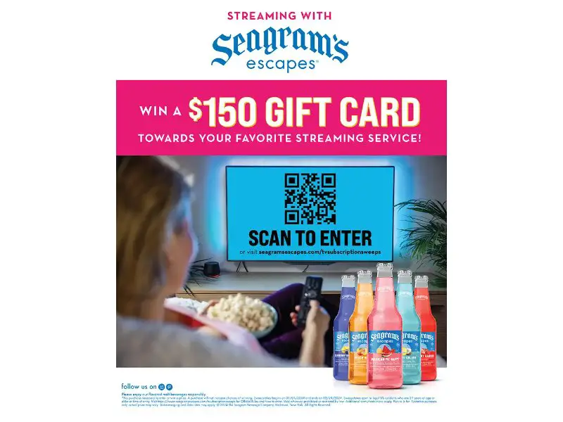 Seagram's Escapes Sweepstakes 2024 Seagram’s Escapes Enter To Win A