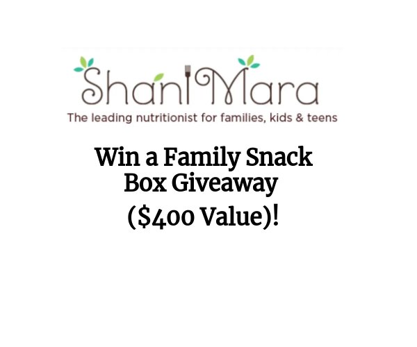 Shani Mara Giveaway - Win A Family Snack Box Worth $400