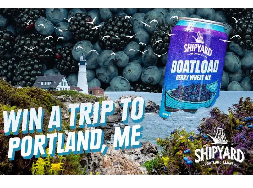 Shipyard Brewing Co 2024 Trip to Portland Giveaway - Win A Mini-Vacation To Portland, ME With Gift Cards & More